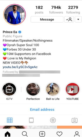 Instagram Profile