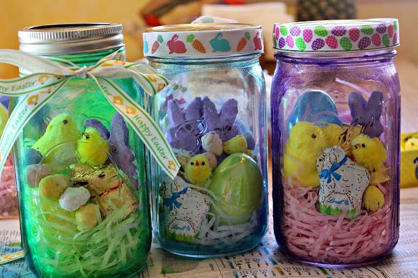 Mason Jar Easter Basket