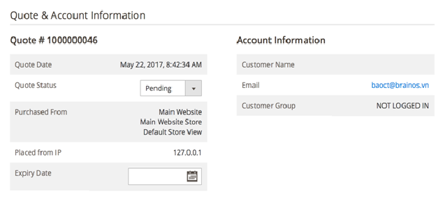 View & Negotiate with Customers