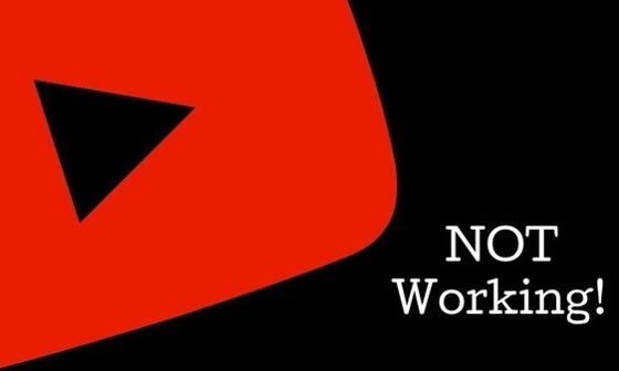youtube not working