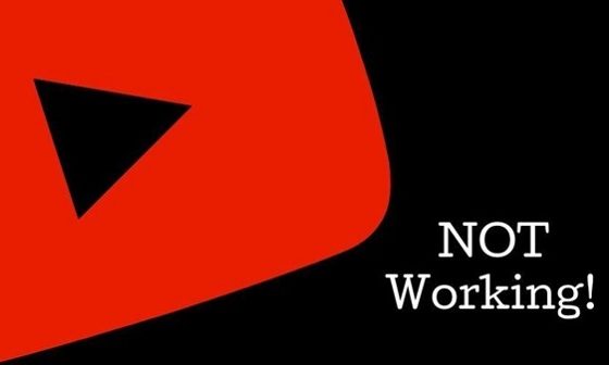 youtube not working